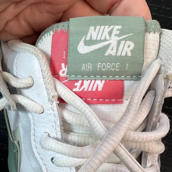 Nike Air Force 1 Shadow Seafoam Women 8.5 Active Athletic Pink Tennis Sneaker - Picture 8 of 9